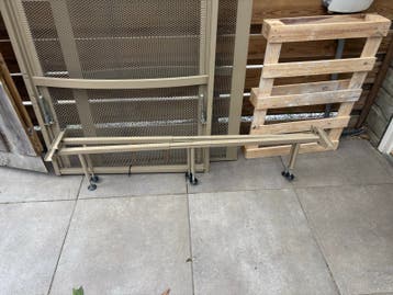 2 auping spiralen 90x200 (handmatig verstelbaar) inc poten