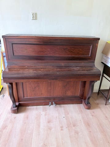 Antieke Piano - Prachtig Houten Design