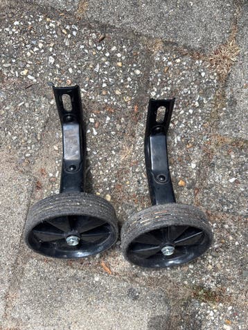 Zijwieltjes voor kinderfiets - Gebruikt