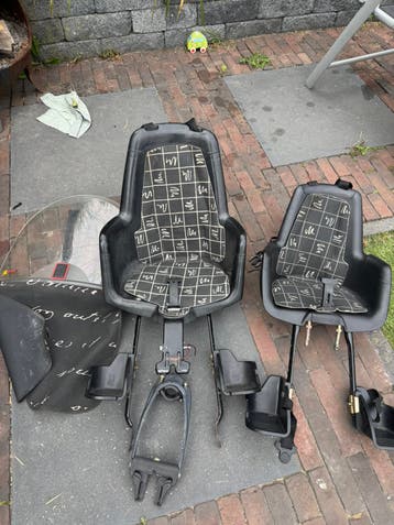 Bobike voor en achterzitje met windscherm