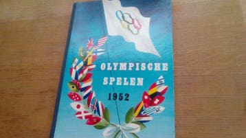 Plaatjesboek  Olympische Spelen van 1952 in Helsinki