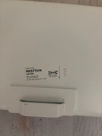 IKEA NESTTUN bedframe wit 160x200 cm