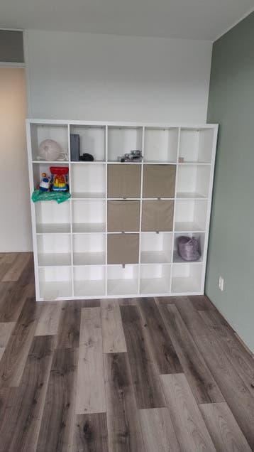 Grote witte vakkenkast met 25 vakken - Ikea Kallax