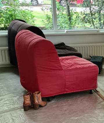 Slaapfauteuil / Relaxstoel - Eenpersoons Bed ikea lycksele