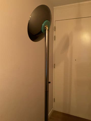 Jaren '80 Postmodern Herda Amelo Torchiere Vloerlamp - kapot