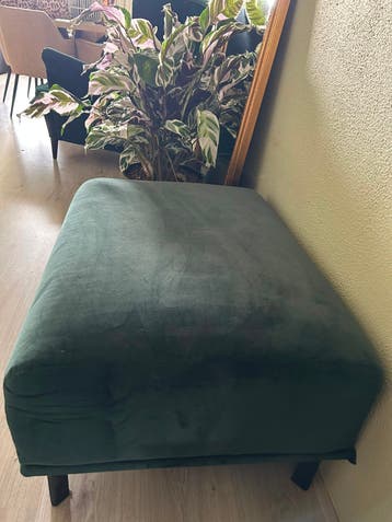 Groene poef/bankje - 80x60x40 cm - Vandaag/morgen ophalen