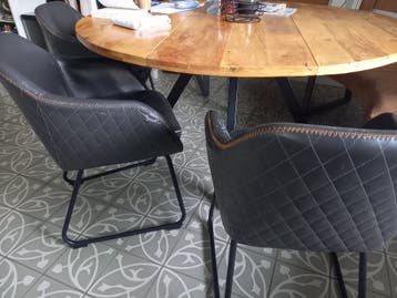 Kuipstoelen eetkamer (gebruikt)