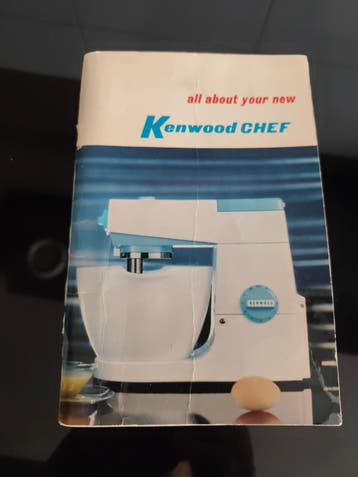 Kenwood Chef boekje Engelstalig