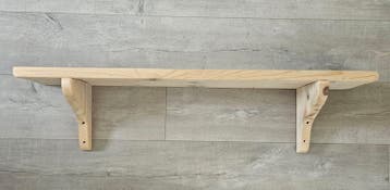 Steigerhouten wandplank