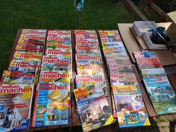 Partij Duitse woonbladen, ruim 40 stuks.