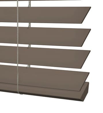 Harmony houten jaloezieën - Bruin Grijs (diverse maten)