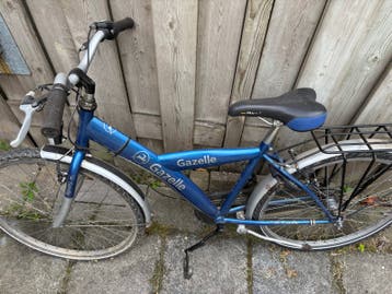 Gazelle fiets - Blauw - Gebruikt 26 inch