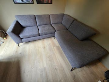 Moderne hoekbank met chaise longue