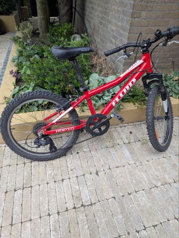 Rode Fluid kinderfiets met versnellingen