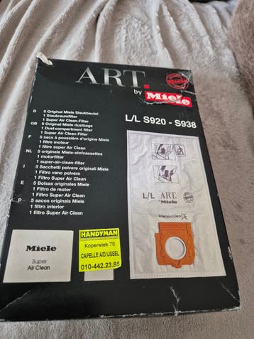 MIELE  STOFZUIGERZAKKEN VOOR  L/L S920 -S938