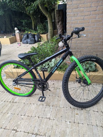 Volare kinderfiets 24 inch - Zwart/Groen