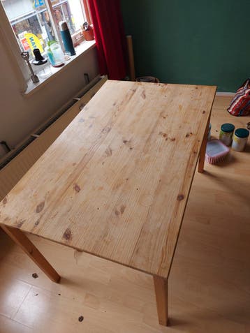 Houten eettafel - 70x110 cm