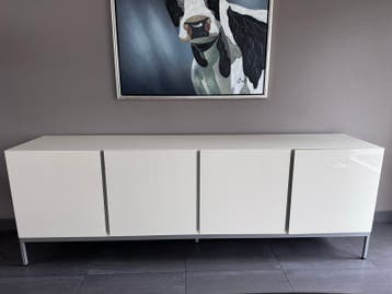 Modern wit dressoir - 220x45x75 cm