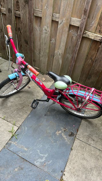 Gratis meisjesfiets 18 inch