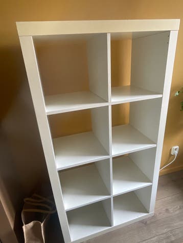 Gratis IKEA Kallax kast - Wit, 2x4 vakken