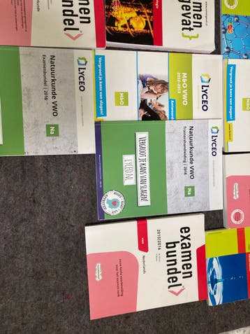 Grote collectie Examenbundels, Samengevat en Lyceo boeken