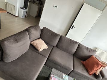 Brown sofa