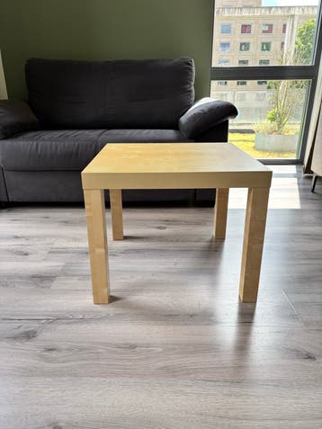 Ikea LACK bijzettafel - Licht houtkleur