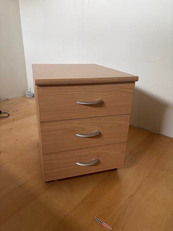 Ladenkastje met 3 lades - Licht houtkleur