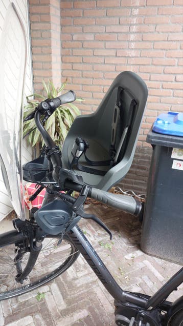 Bobike Exclusive Mini fietszitje met windscherm