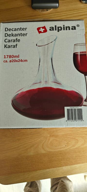 Alpina Wijnkaraf - Decanteerkaraf - 1780ml