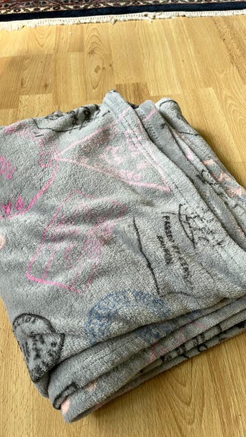 Fleece deken, goede nette staat