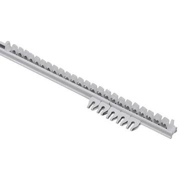 Gordijnrail Praxis - Wit, +/- 280 cm