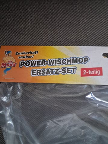Mr. Maxx Power wischmop ersatz set 2 delig
