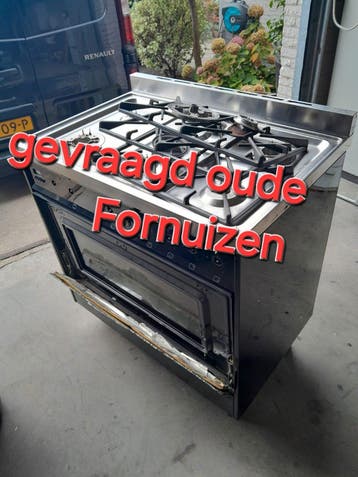 oude fornuis gevraagd gratis ophaalservice
