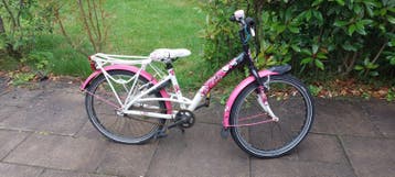 22 inch Loekie meisjesfiets, bijna rijklaar, gratis