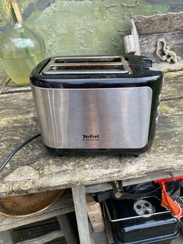 Tefal broodrooster, gebruikt maar werkt prima