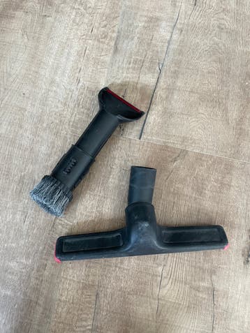 Stofzuiger onderdelen: borstel en mondstuk (3,5 cm)