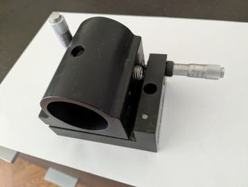 Laser Mount, Fijn mechanisch, Micrometers 2x.