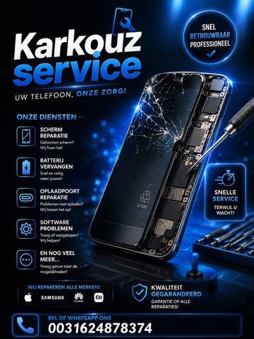 Karkouz Service – Telefoonreparatie in Veghel