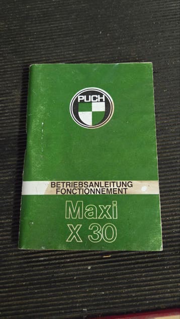 Puch Maxi X 30 Handleiding / Werkplaatshandboek