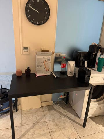 Zwarte tafel - compact en veelzijdig