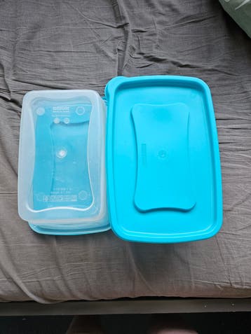 2 gratis opberg bakjes alleen ophalen