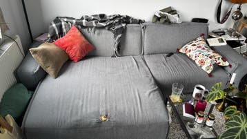 Gratis bank - Comfortabel met kleine gebreken