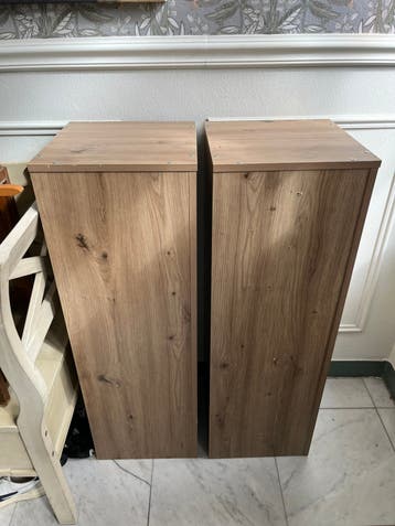3 Zuilen, decoratiemateriaal, plantenstandaard, 33x33x100cm