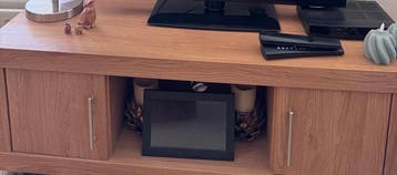 Eikenhouten TV-meubel met opbergruimte