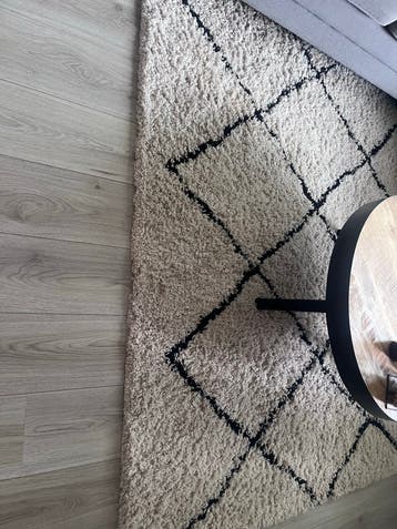 Modern Vloerkleed met Ruitpatroon - 300x160 cm