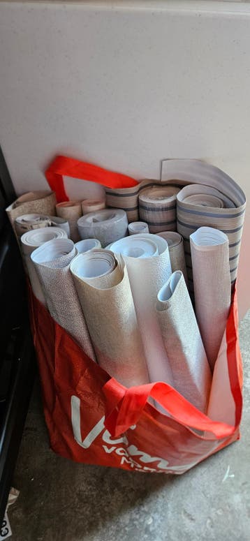 Diverse rollen behang - verschillende types en patronen