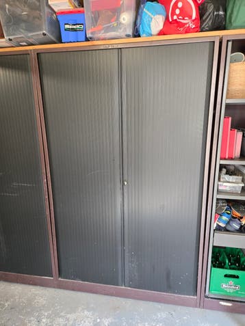 Ahrend dossier archiefkasten, 195 cm hoog, 120 cm br, 45 cm