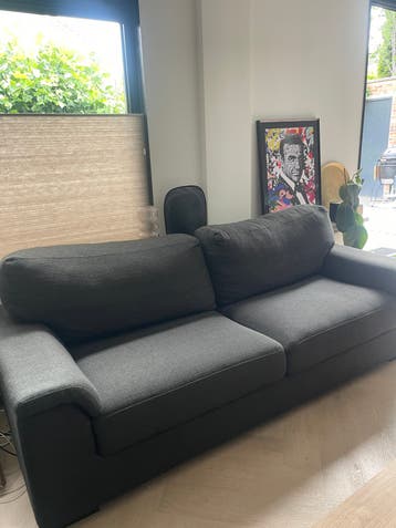 Set van 2 comfortabele stoffen banken