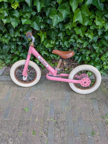 Trybike loopfiets roze - Gebruikt
